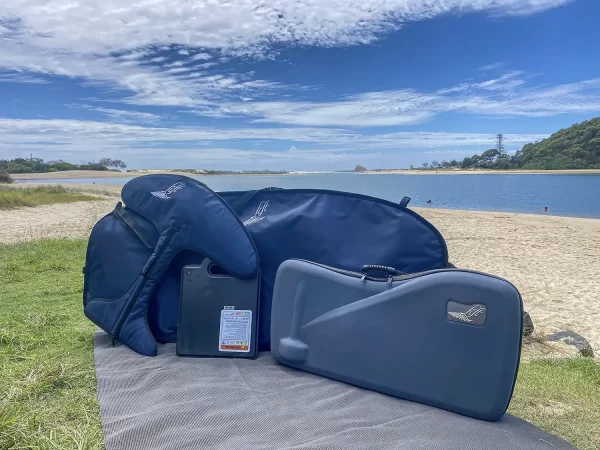 eFoil 5'6 brushed Blue Used - bags
