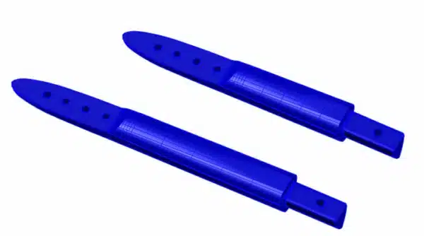 Axis Tail for Fliteboard Silver Blue